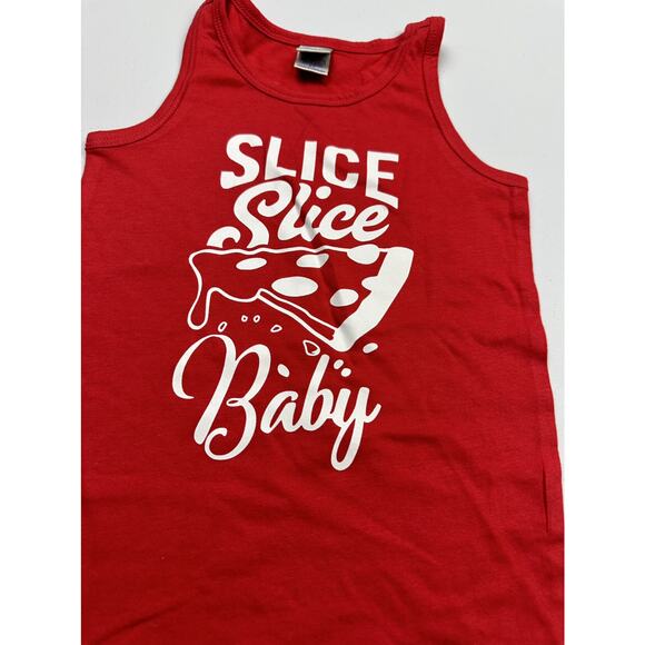 Kids Small Shop Pizza Tank Top Size 3t - Picture 3 of 4